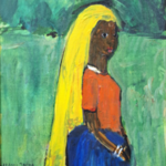 Acryl schilderij, Maya Wildevuur, 2005